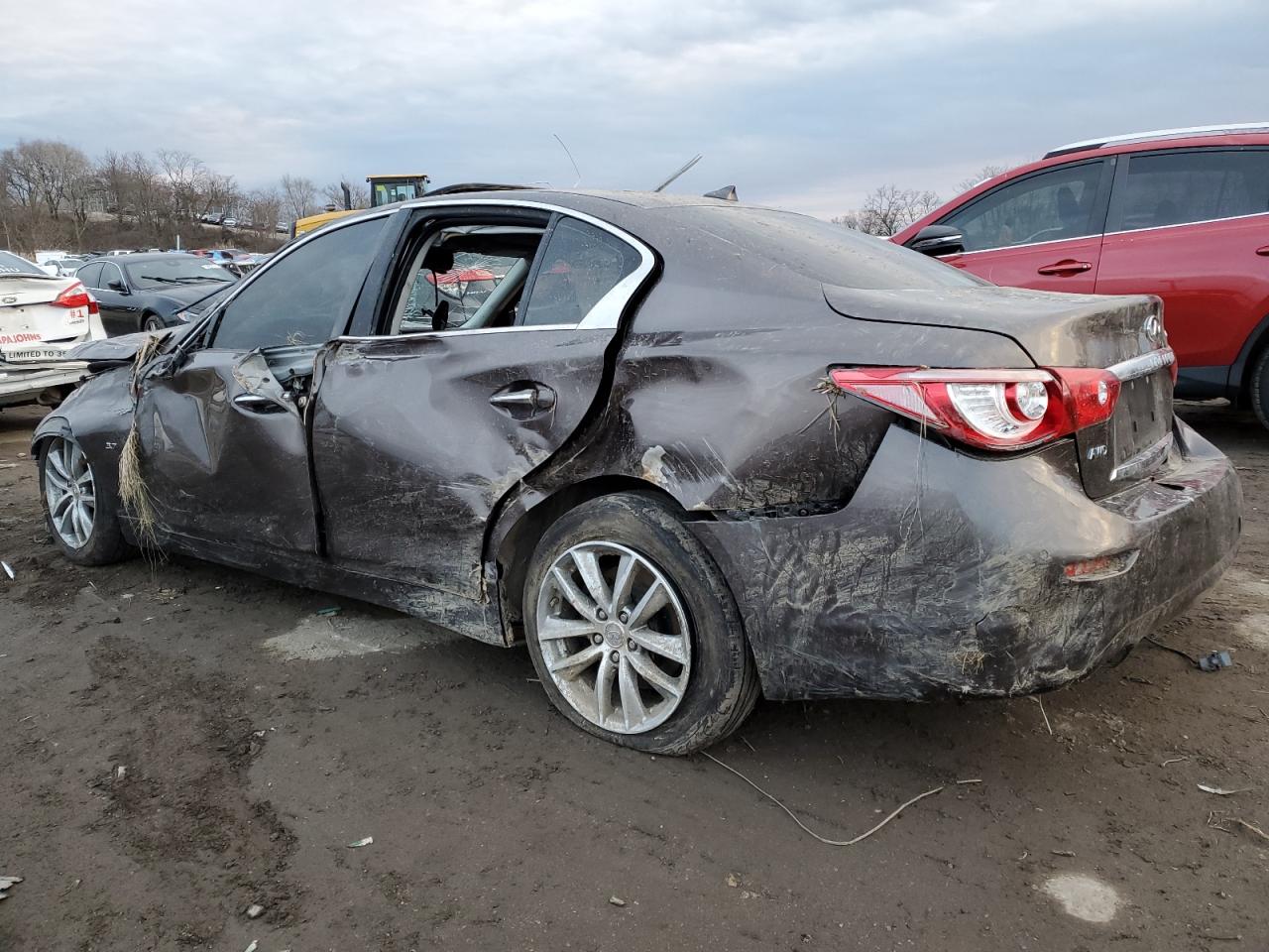 Image 2 of 2014 INFINITI Q50 BASE 2014 with VIN JN1BV7ARXEM681206