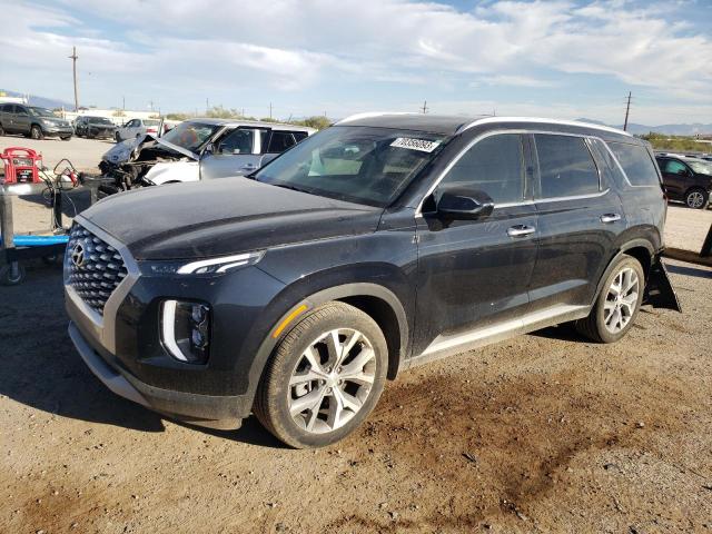 Image 1 of 2022 HYUNDAI PALISADE SEL 2022 with VIN KM8R44HE3NU452393