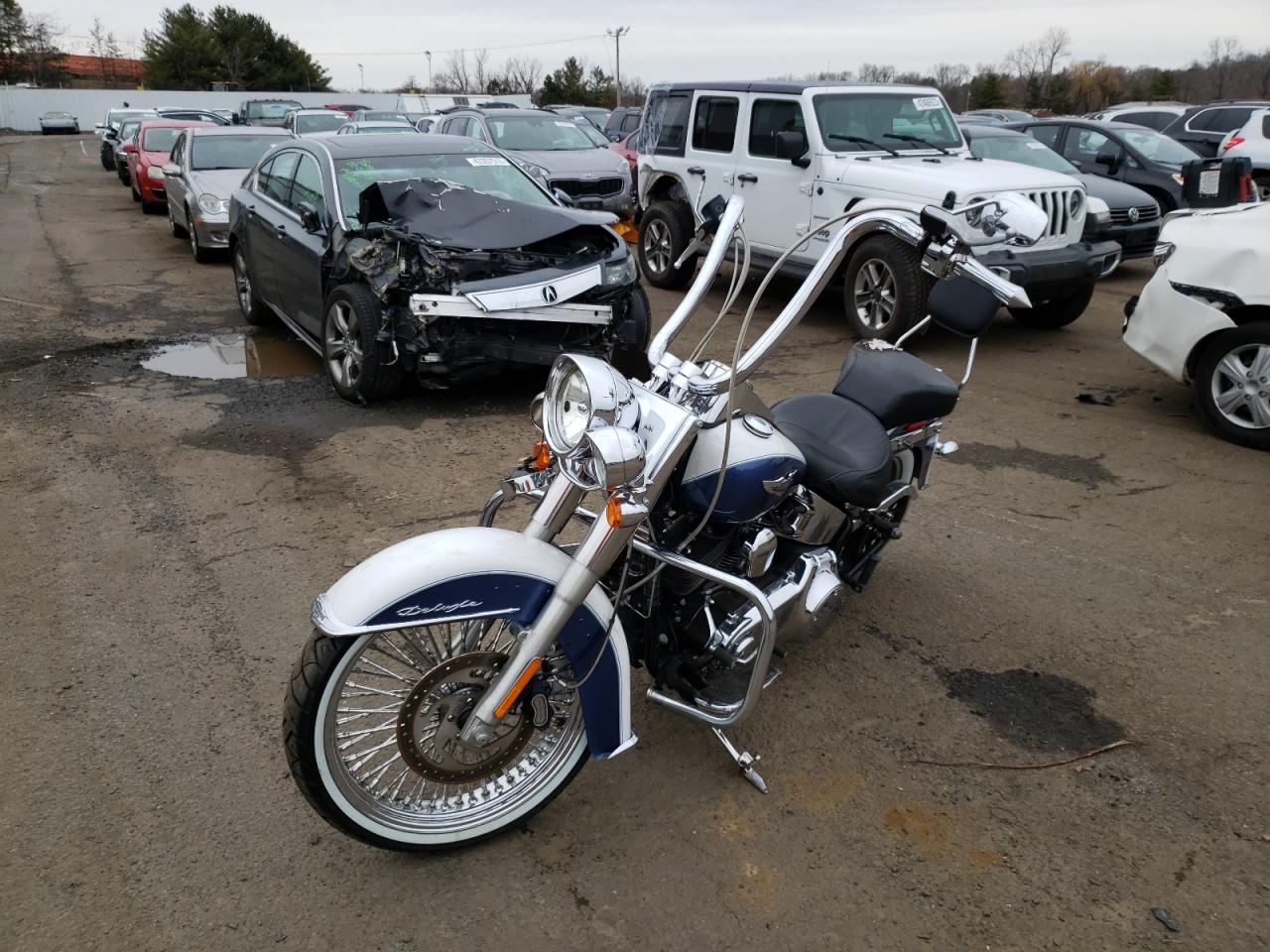 Image 2 of 2015 HARLEY-DAVIDSON FLSTN SOFTAIL DELUXE 2015 with VIN 1HD1JDV14FB030169