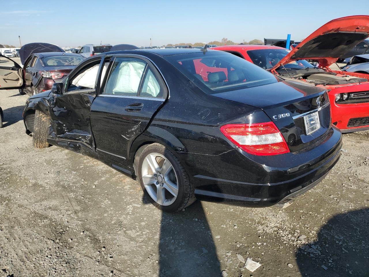 Image 2 of 2011 MERCEDES-BENZ C 300 2011 with VIN WDDGF5EB8BR147823
