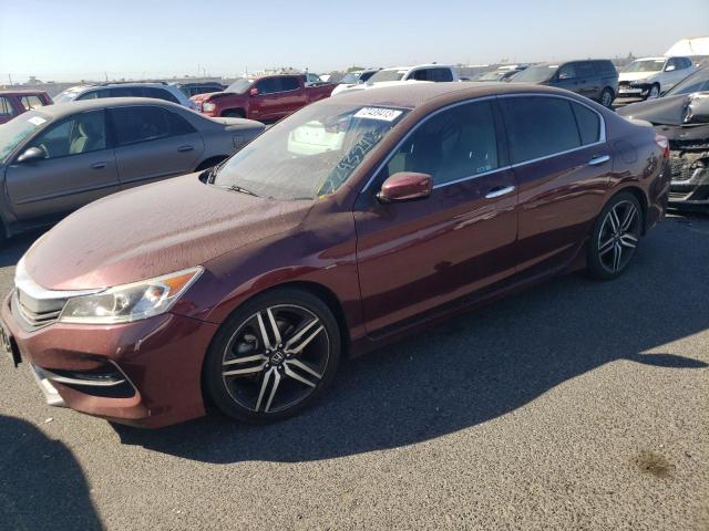 Image 1 of 2016 HONDA ACCORD SPORT 2016 with VIN 1HGCR2F55GA133392
