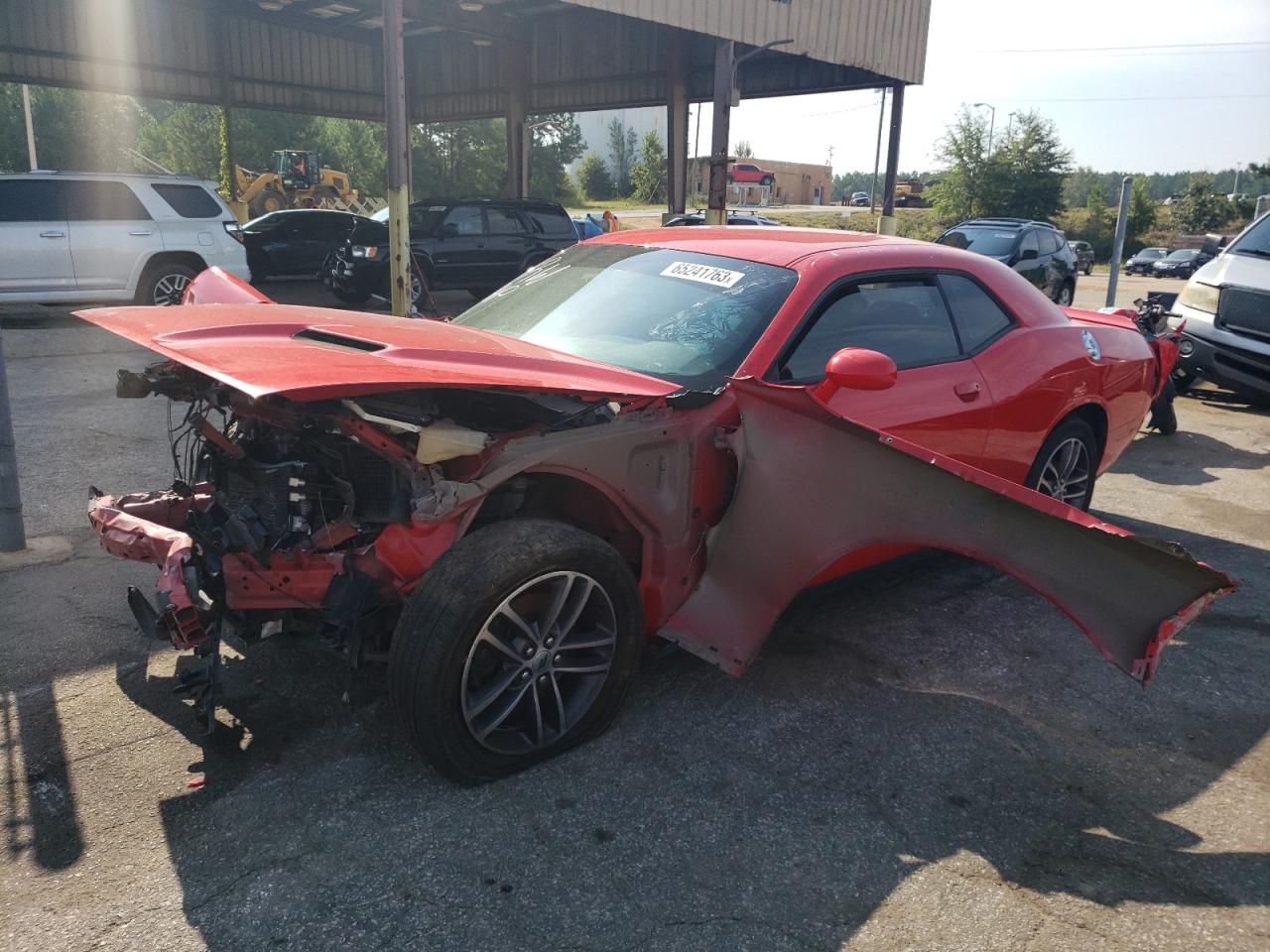 Image 1 of 2019 DODGE CHALLENGER SXT 2019 with VIN 2C3CDZGG2KH526092