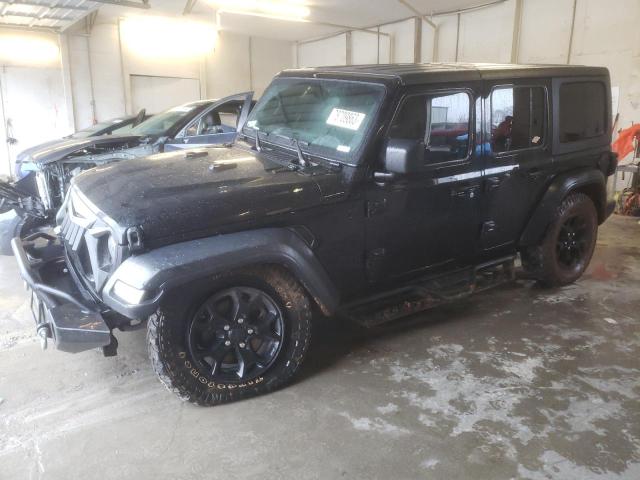 Изображение 1 2021 JEEP WRANGLER UNLIMITED SPORT 2021 с VIN 1C4HJXDG3MW636379