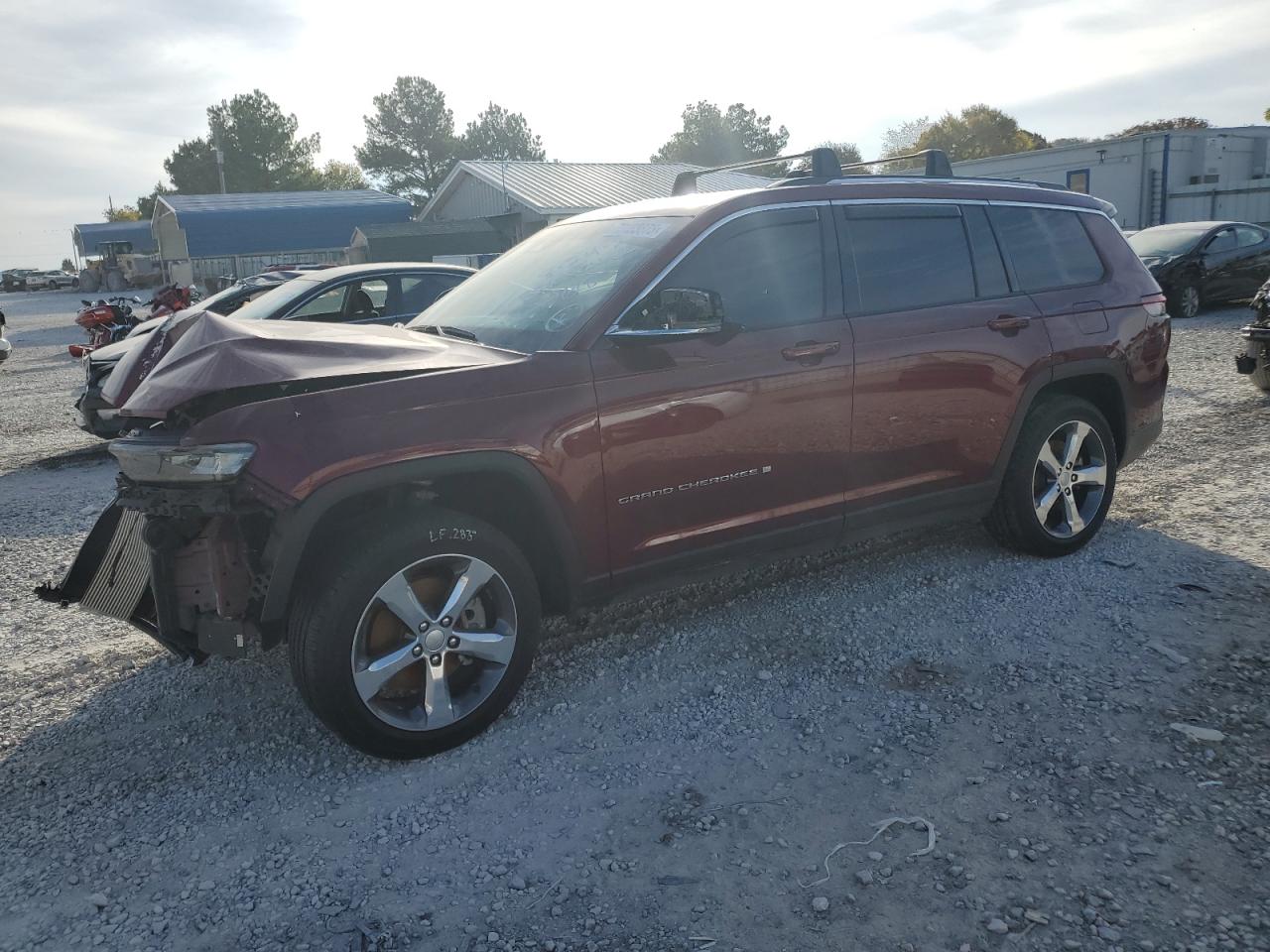 Image 1 of 2021 JEEP GRAND CHEROKEE L LIMITED 2021 with VIN 1C4RJKBG5M8122208