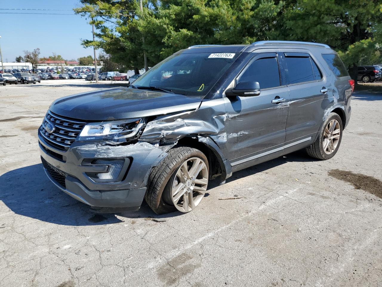 Image 1 of 2017 FORD EXPLORER LIMITED 2017 with VIN 1FM5K8F88HGD01397