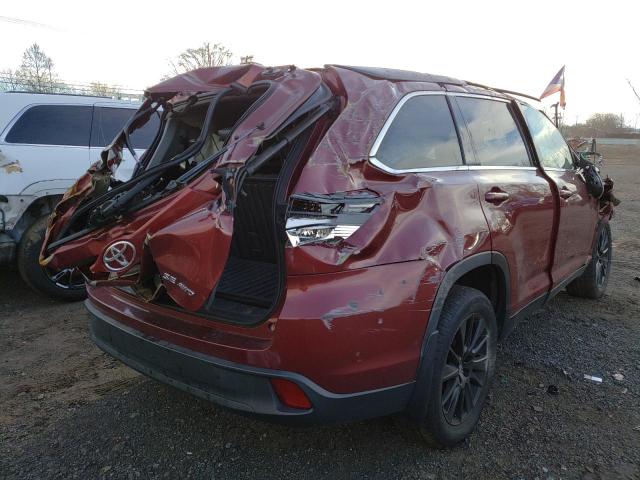 Image 3 of 2019 TOYOTA HIGHLANDER SE 2019 with VIN 5TDJZRFH1KS601039