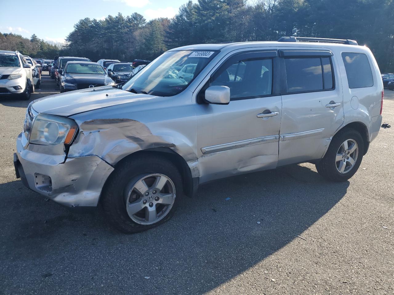 Изображение 1 2011 HONDA PILOT EXL 2011 с VIN 5FNYF4H61BB045888