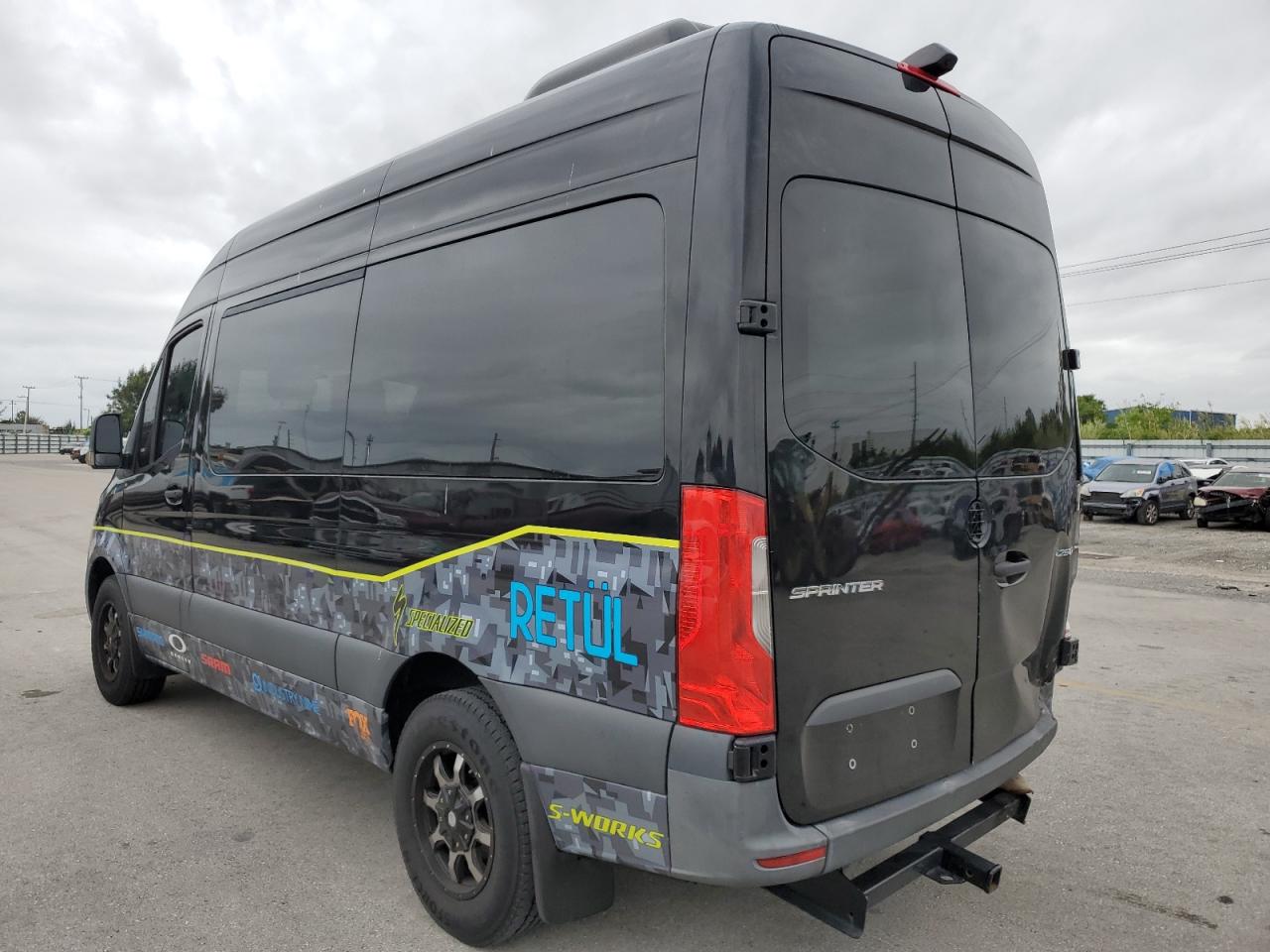 Image 2 of 2019 MERCEDES-BENZ SPRINTER 2500/3500 2019 with VIN WDZPF0CD7KP116169