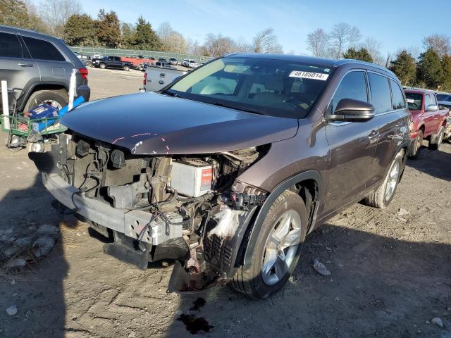 Image 1 of 2017 TOYOTA HIGHLANDER LIMITED 2017 with VIN 5TDYZRFH6HS196030