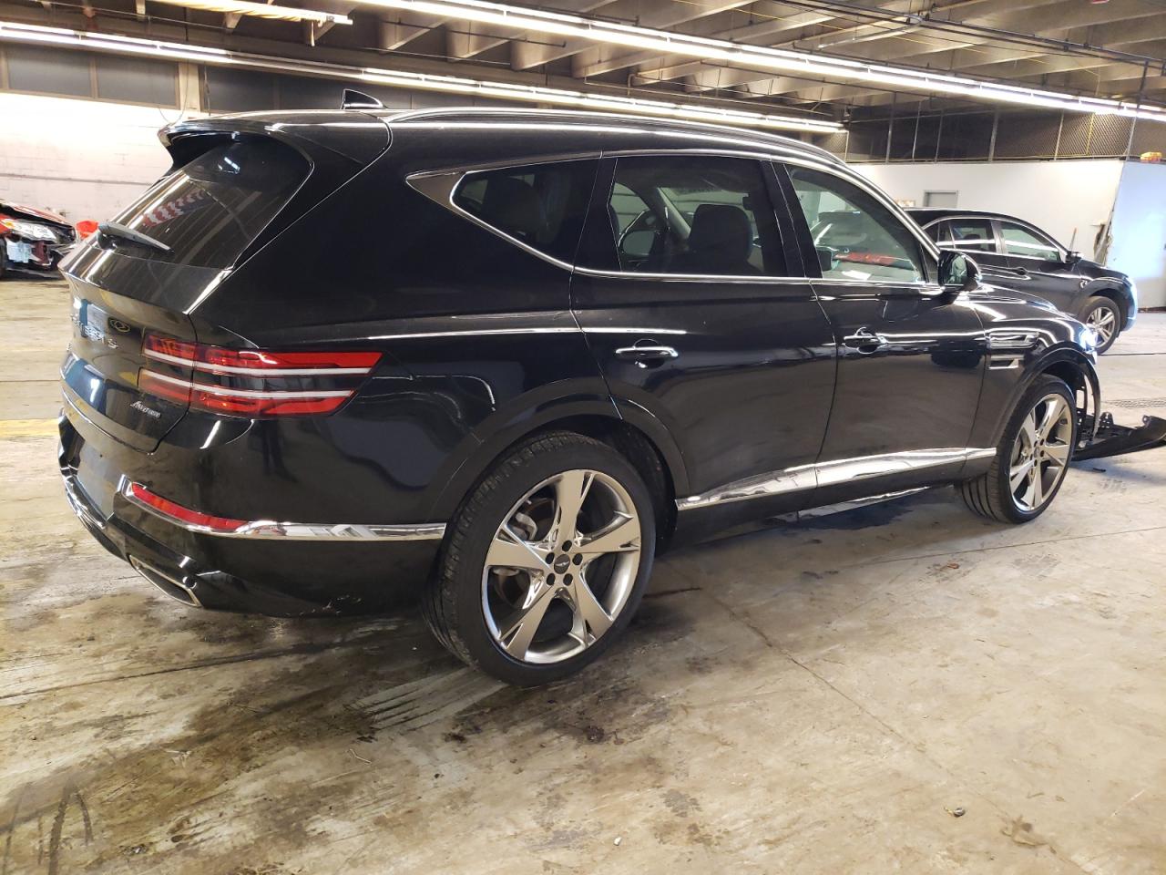 Image 3 of 2021 GENESIS GV80 BASE 2021 with VIN KMUHCESC6MU054834