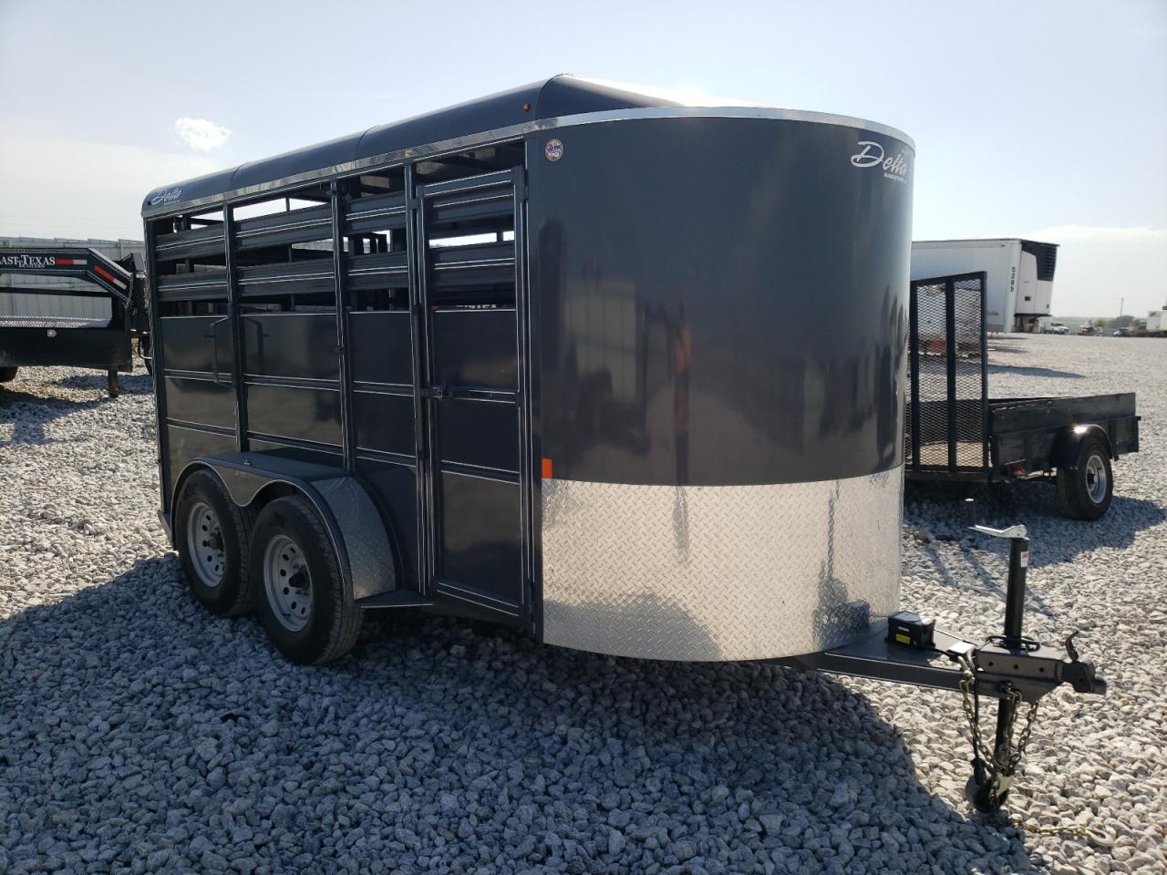 Image 1 of 2023 DELTA 14' LIVESTOCK TRAILER 2023 with VIN 4MWBS1421PN055535