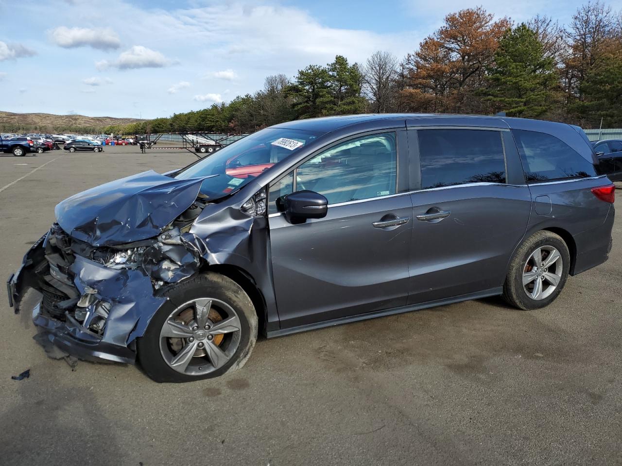 Изображение 1 2019 HONDA ODYSSEY EXL 2019 с VIN 5FNRL6H78KB107918