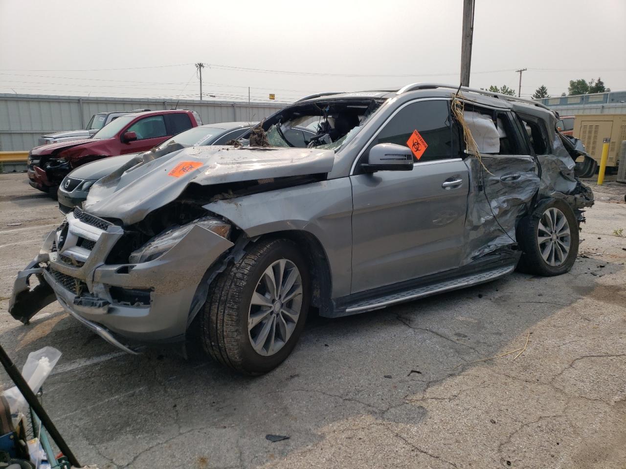 Image 1 of 2016 MERCEDES-BENZ GL 450 4MATIC 2016 with VIN 4JGDF6EEXGA664488