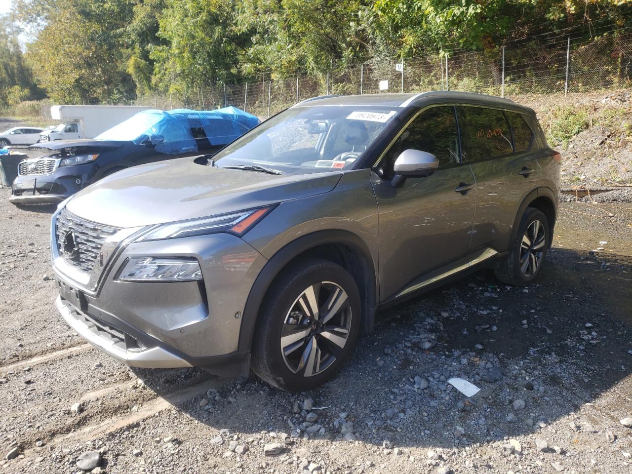 Image 1 of 2021 NISSAN ROGUE PLATINUM 2021 with VIN JN8AT3DD0MW305063