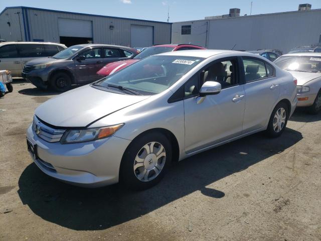 Image 1 of 2012 HONDA CIVIC HYBRID 2012 with VIN JHMFB4F28CS008035