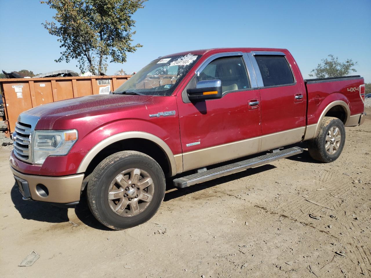 Image 1 of 2014 FORD F150 SUPERCREW 2014 with VIN 1FTFW1ET7EKF13985