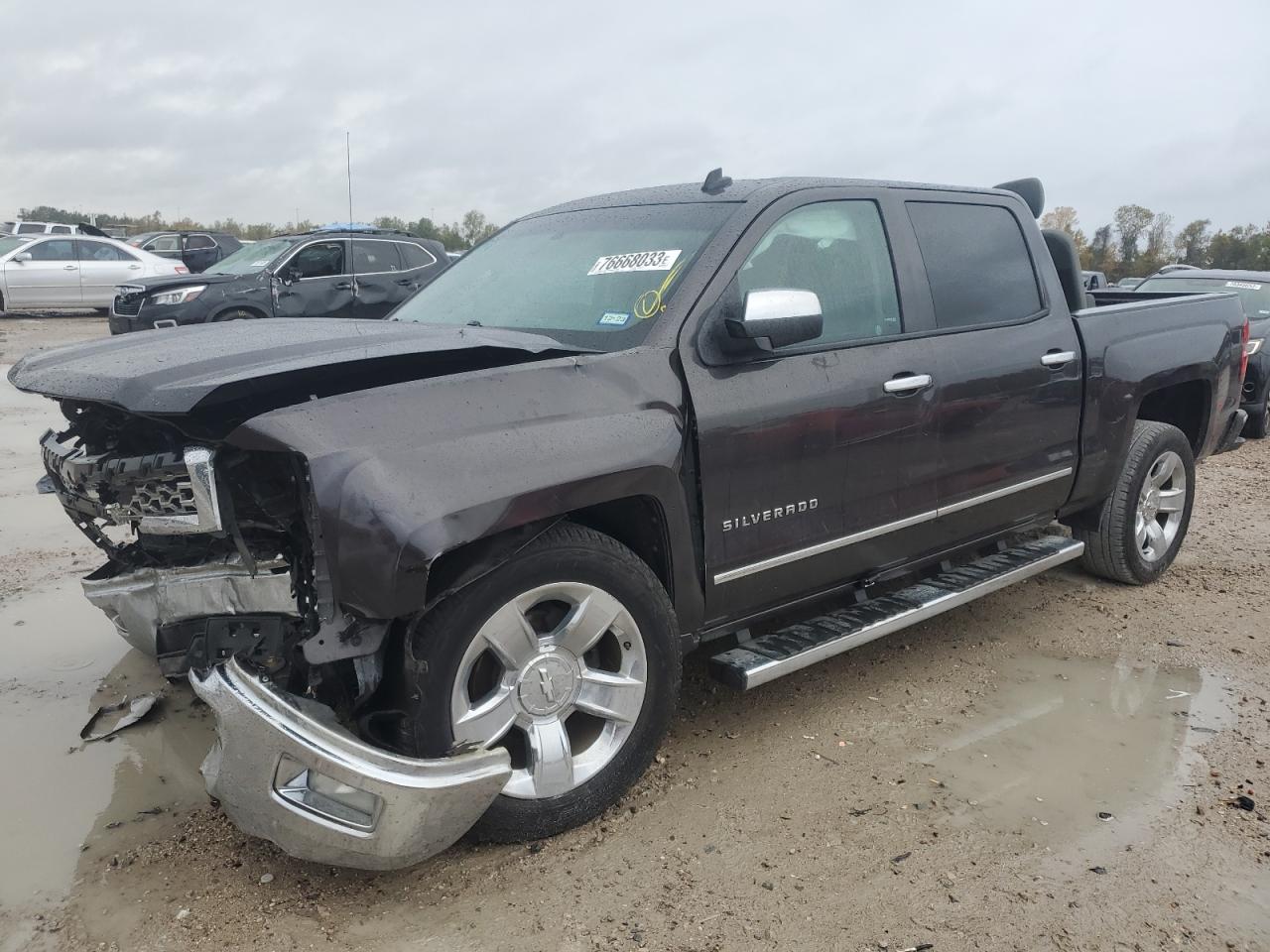 Image 1 of 2014 CHEVROLET SILVERADO C1500 LTZ 2014 with VIN 3GCPCSEC7EG217410