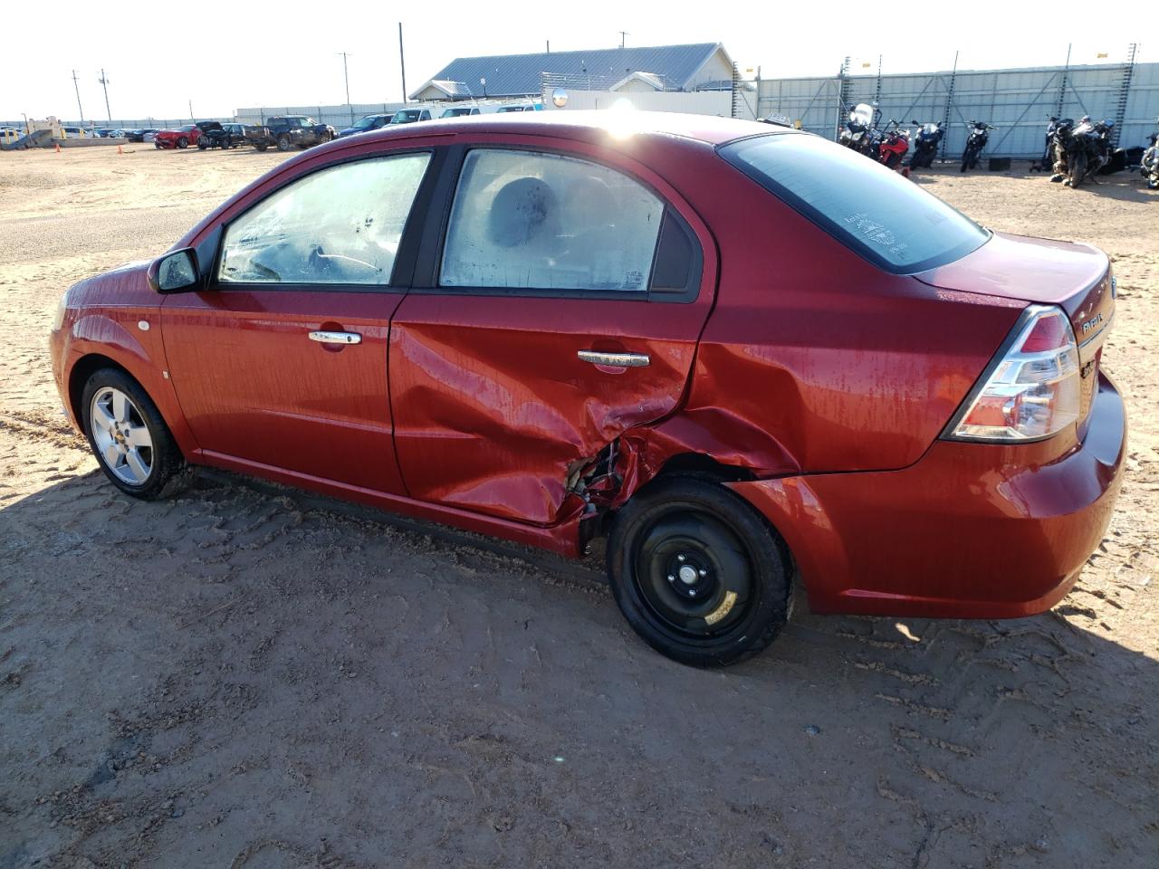 Image 2 of 2008 CHEVROLET AVEO LT 2008 with VIN KL1TG56648B200260