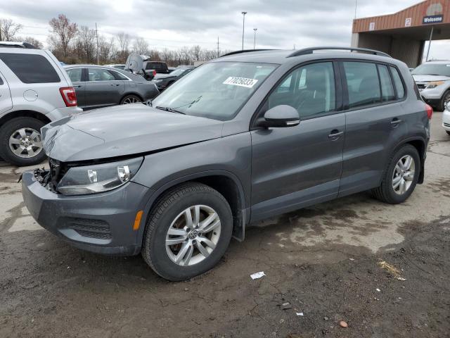Image 1 of 2016 VOLKSWAGEN TIGUAN S 2016 with VIN WVGAV7AX9GW558944