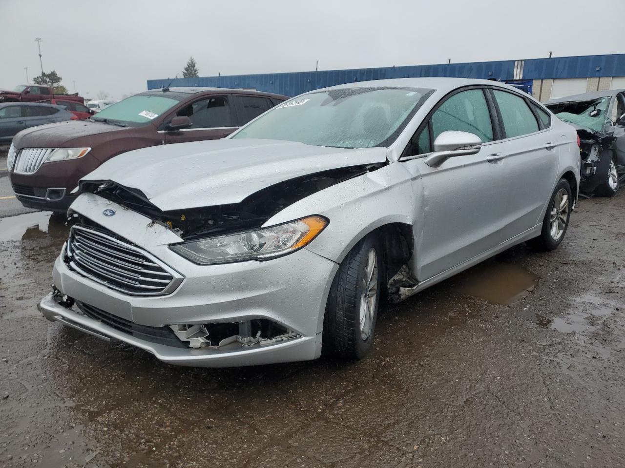 Изображение 1 2018 FORD FUSION SE 2018 с VIN 3FA6P0HD7JR198127