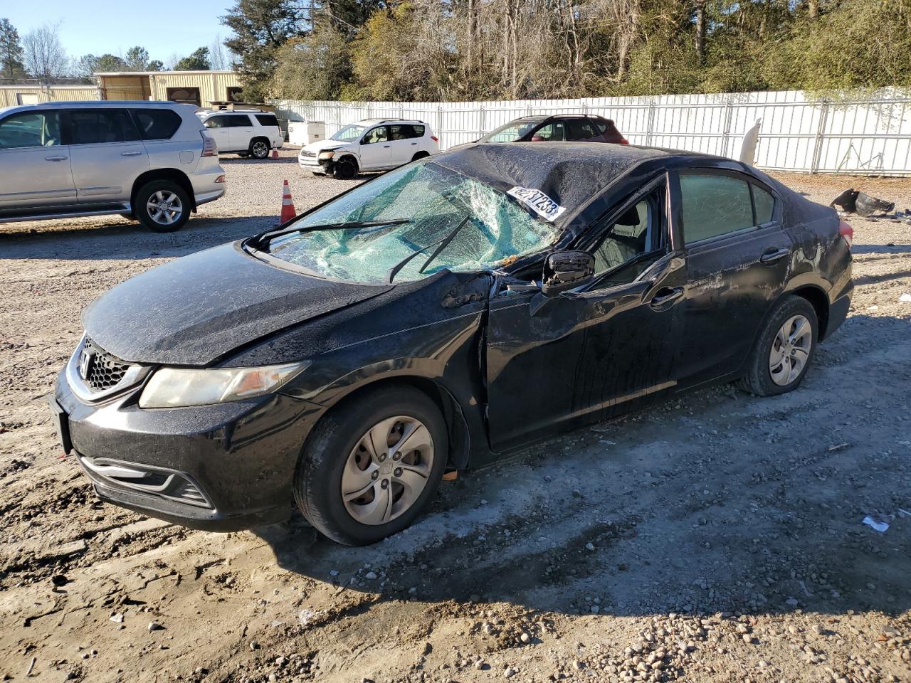 Image 1 of 2015 HONDA CIVIC LX 2015 with VIN 2HGFB2F53FH537972