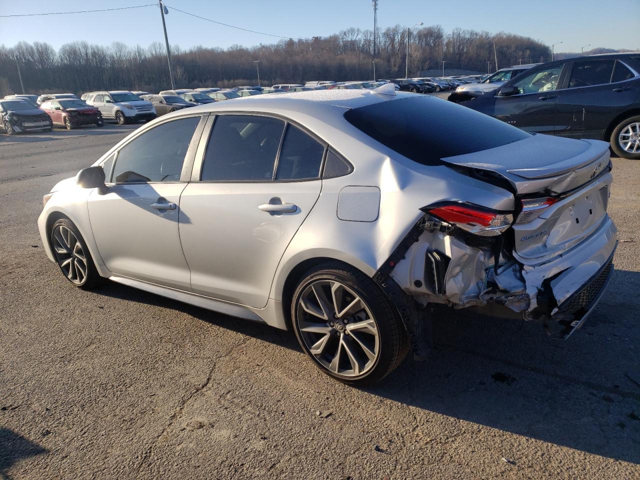 Image 2 of 2021 TOYOTA COROLLA SE 2021 with VIN 5YFS4MCE9MP090398