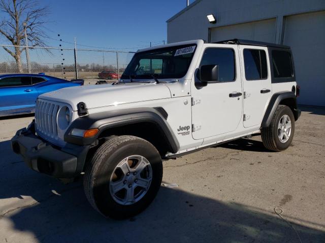 Image 1 of 2020 JEEP WRANGLER UNLIMITED SPORT 2020 with VIN 1C4HJXDG5LW310937