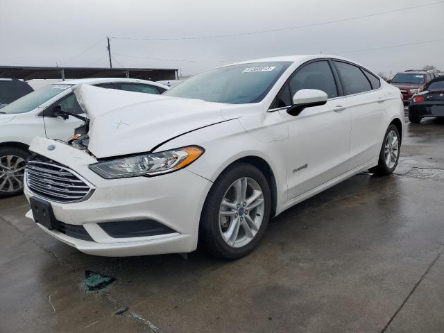 Изображение 1 2018 FORD FUSION SE HYBRID 2018 с VIN 3FA6P0LU9JR286670