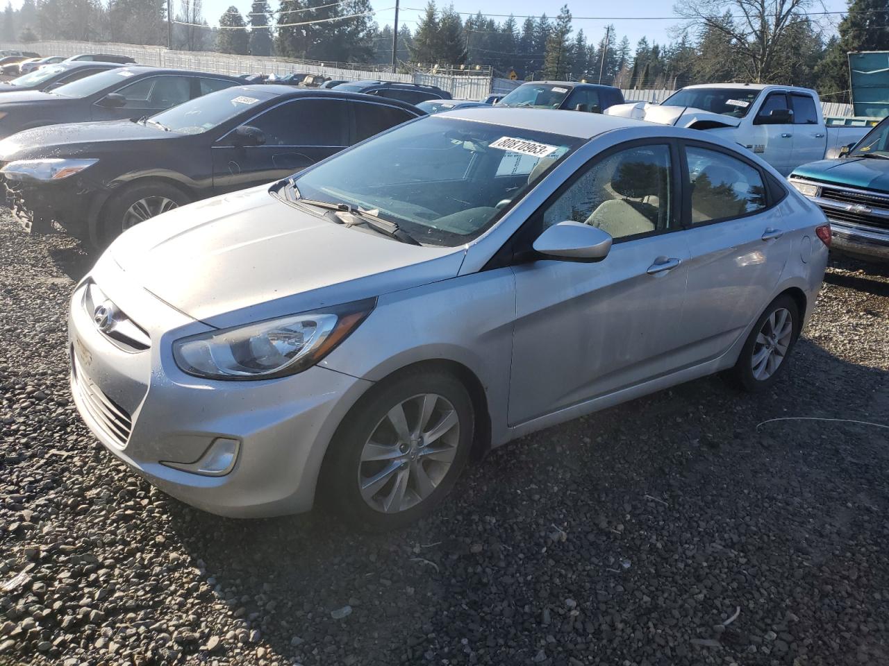 Obraz 1 z 2013 HYUNDAI ACCENT GLS 2013 z VIN KMHCU4AE0DU578161