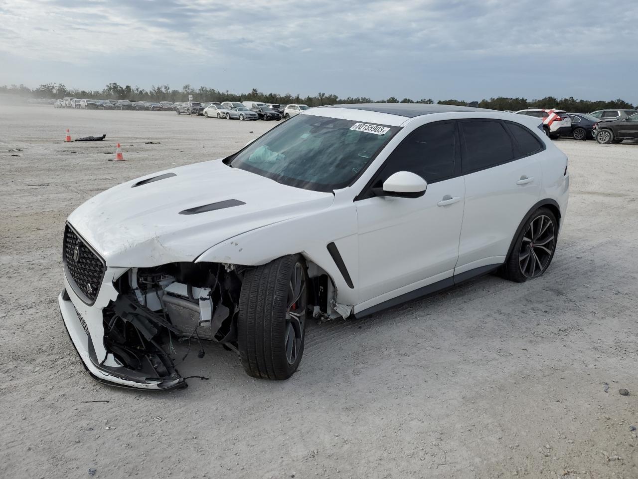 Image 1 of 2021 JAGUAR F-PACE SVR 2021 with VIN SADCZ2EEXMA680674