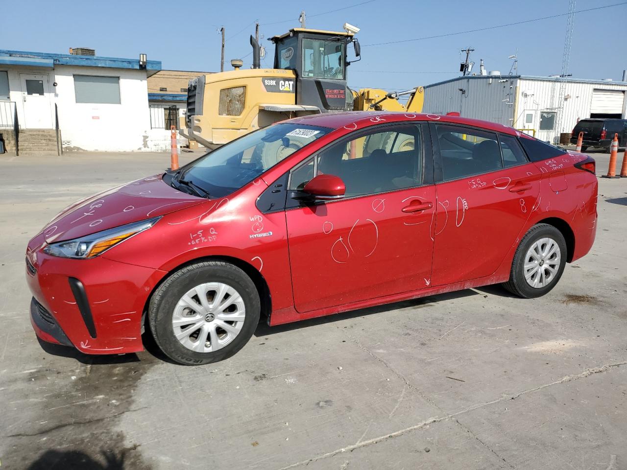 Image 1 of 2020 TOYOTA PRIUS L 2020 with VIN JTDKARFU0L3118461