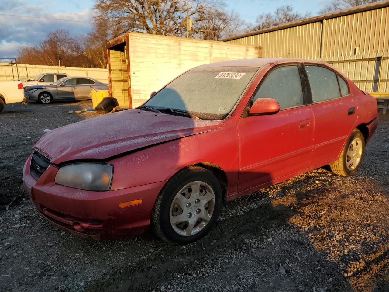 Image 1 of 2004 HYUNDAI ELANTRA GLS 2004 with VIN KMHDN46D34U863826