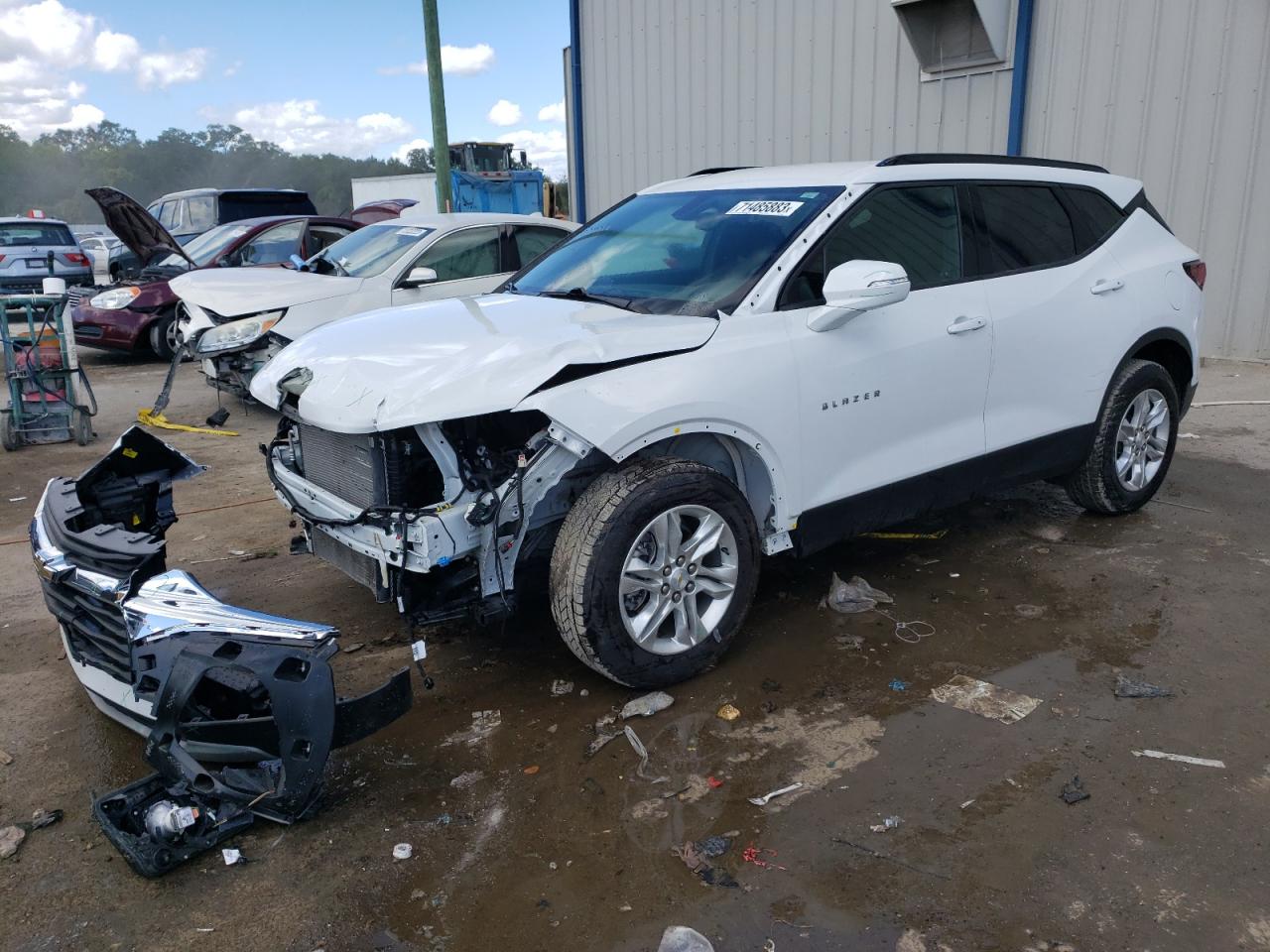 Image 1 of 2021 CHEVROLET BLAZER 1LT 2021 with VIN 3GNKBBRA1MS501480