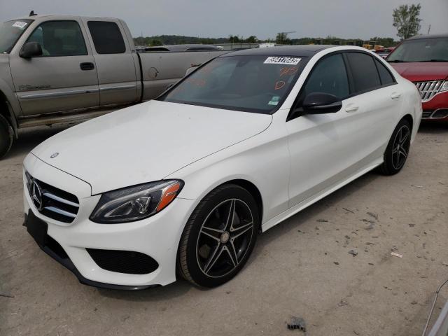 Image 2 of 2017 MERCEDES-BENZ C 300 4MATIC 2017 with VIN 55SWF4KB0HU207109