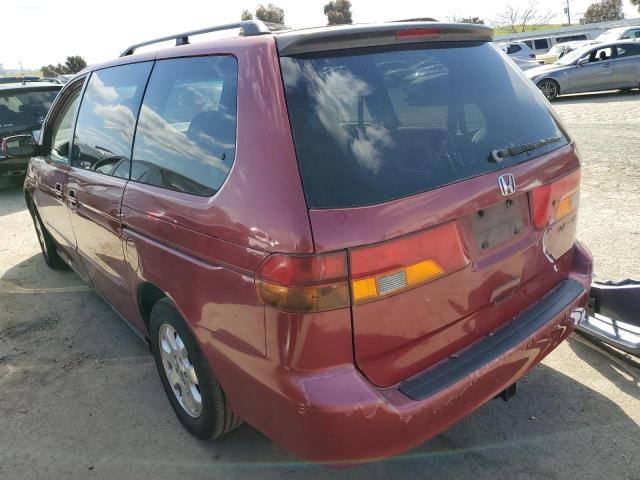 Image 2 of 2002 HONDA ODYSSEY EXL 2002 with VIN 2HKRL189X2H577714