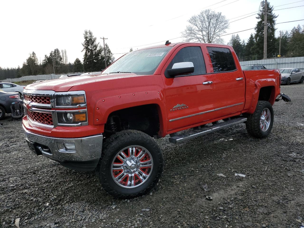 Image 1 of 2014 CHEVROLET SILVERADO K1500 LTZ 2014 with VIN 3GCUKSEC5EG142793