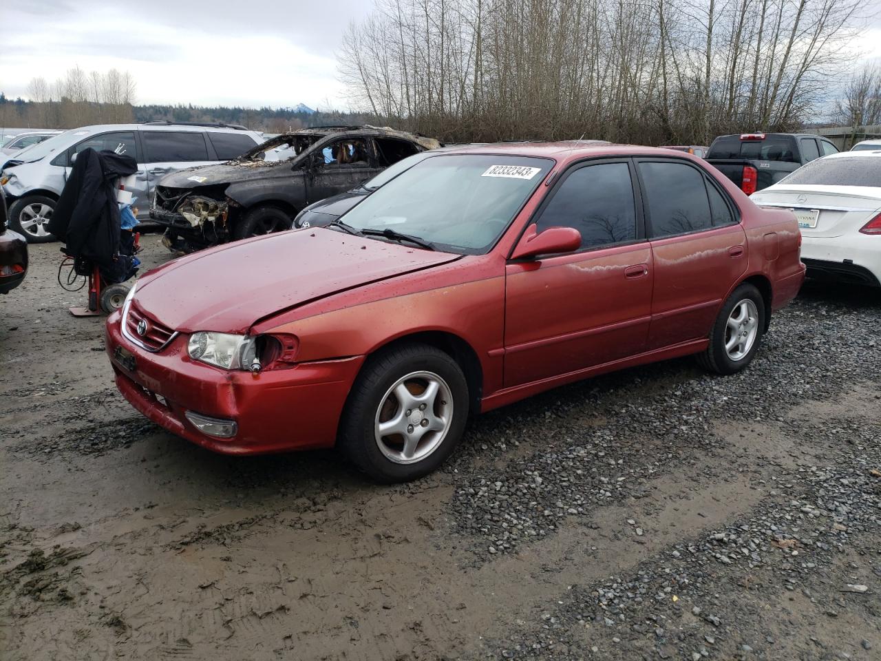 Image 1 of 2001 TOYOTA COROLLA CE 2001 with VIN 1NXBR12E11Z528603