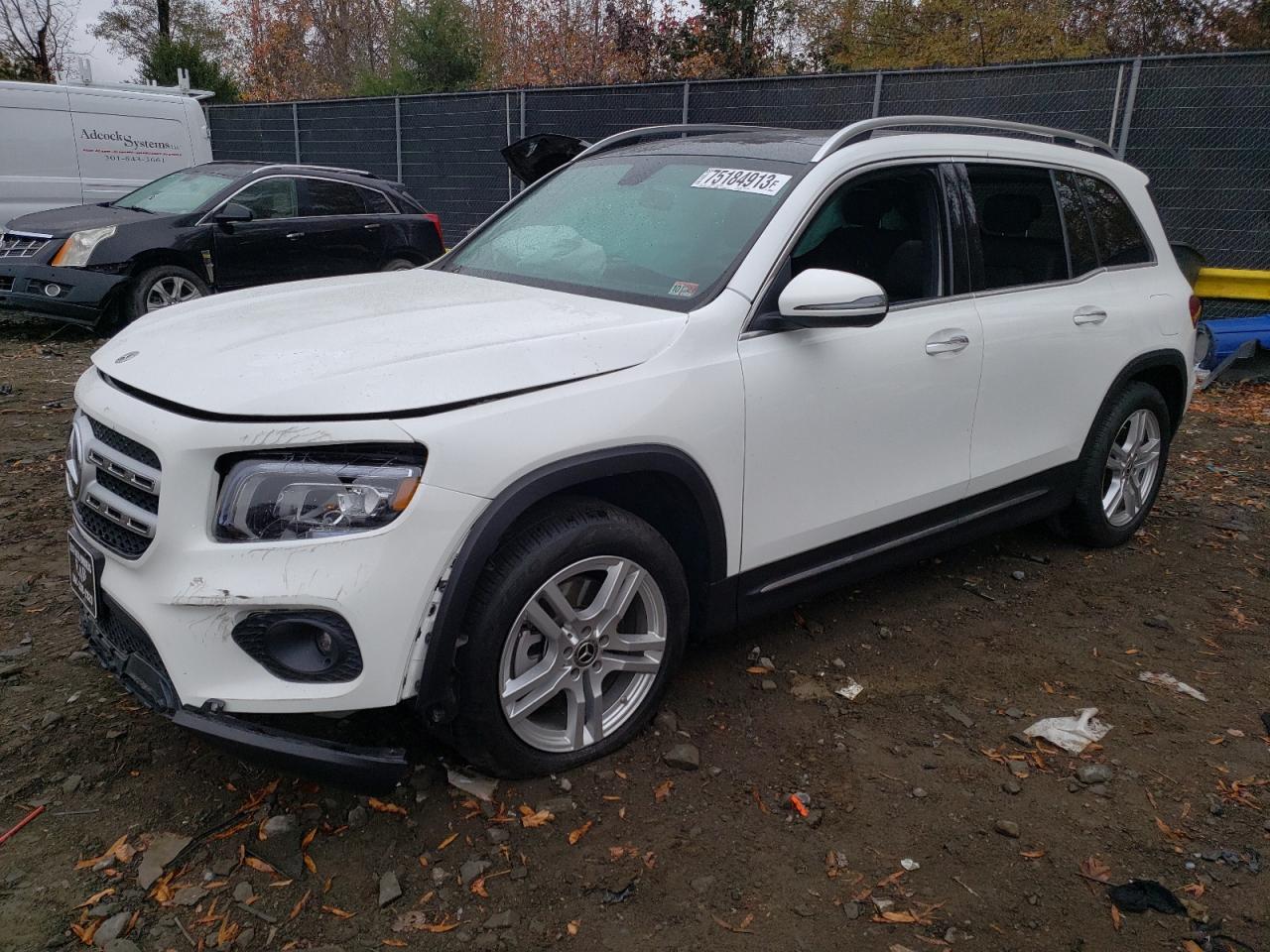 Image 1 of 2021 MERCEDES-BENZ GLB 250 4MATIC 2021 with VIN W1N4M4HB3MW093711