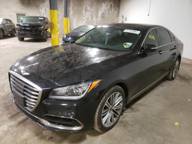 Image 2 of 2018 GENESIS G80 BASE 2018 with VIN KMHGN4JEXJU227719