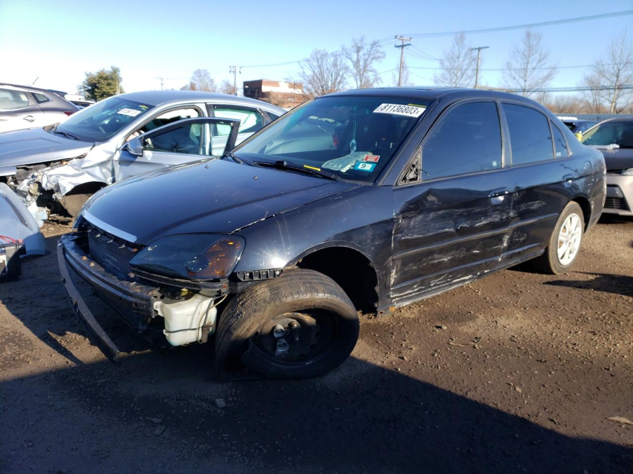 Image 1 of 2003 HONDA CIVIC EX 2003 with VIN 2HGES26793H521011