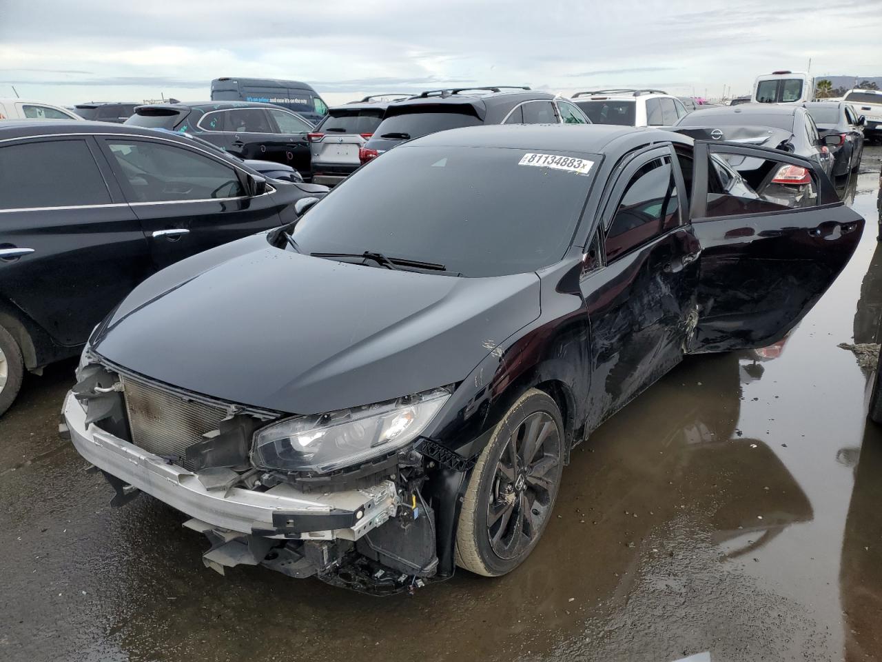 Image 1 of 2019 HONDA CIVIC SPORT 2019 with VIN 2HGFC2F87KH605045