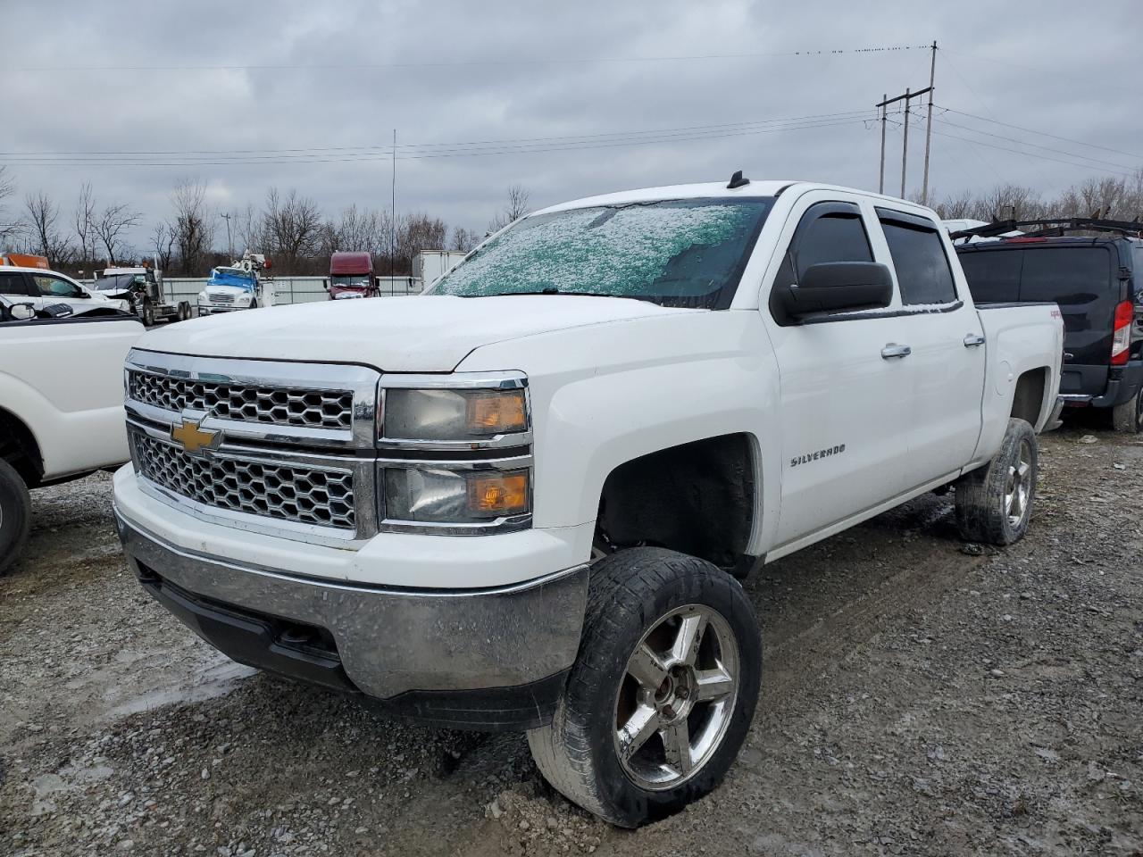 Image 1 of 2014 CHEVROLET SILVERADO K1500 LT 2014 with VIN 3GCUKREH7EG519788