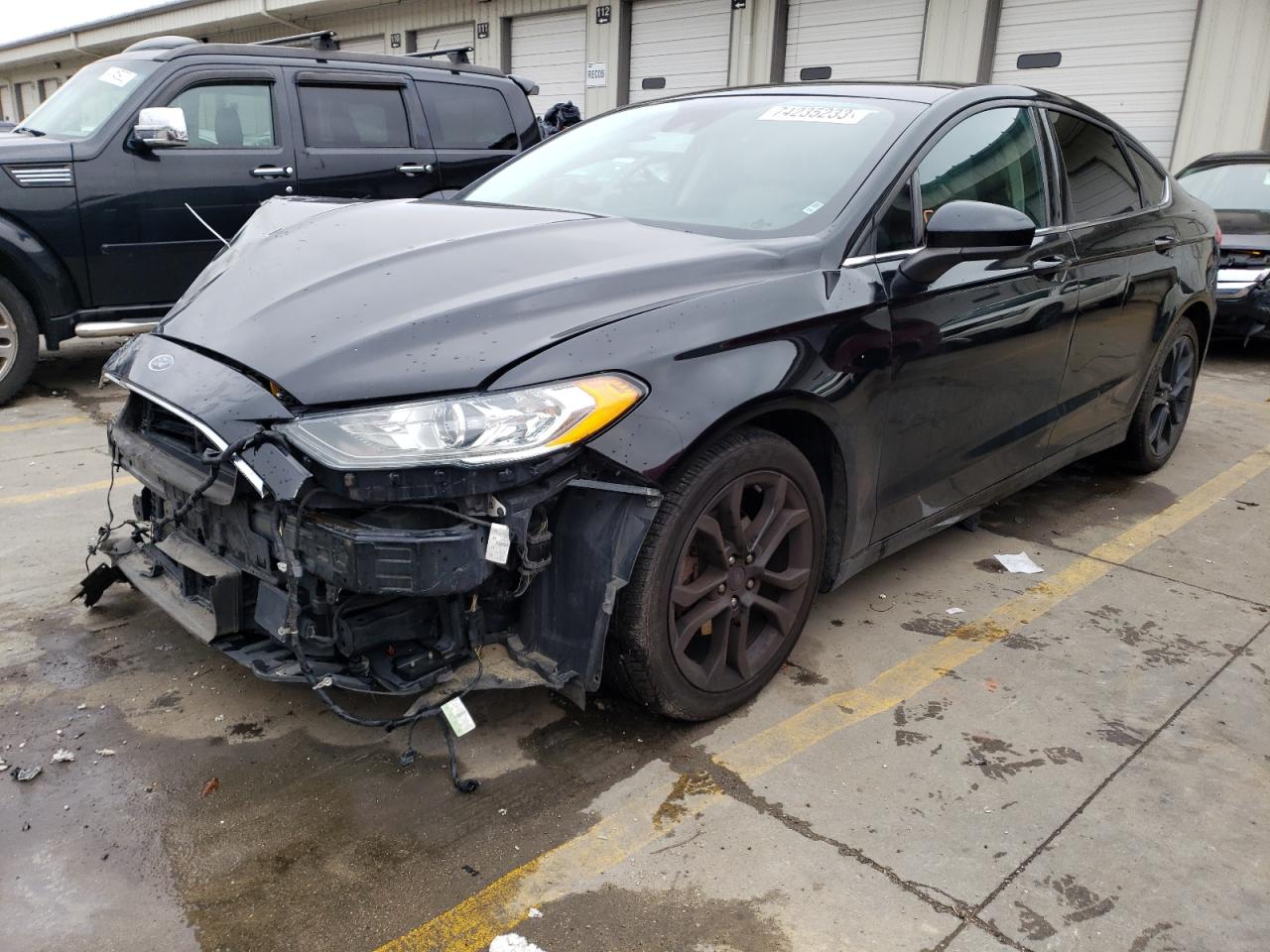 Изображение 1 2019 FORD FUSION SE 2019 с VIN 3FA6P0HD3KR130246