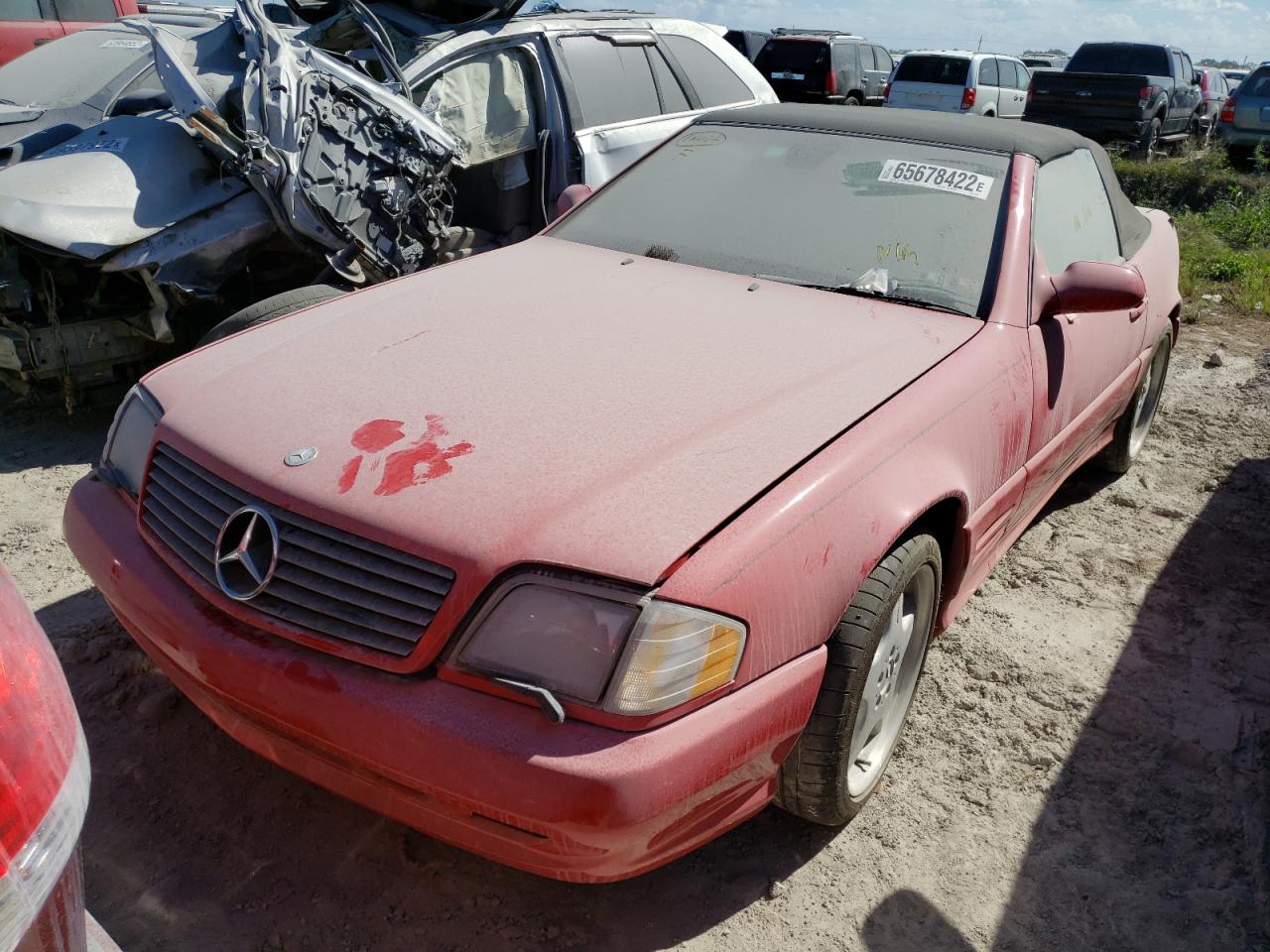 Image 2 of 2002 MERCEDES-BENZ SL 500 2002 with VIN WDBFA68F62F201693