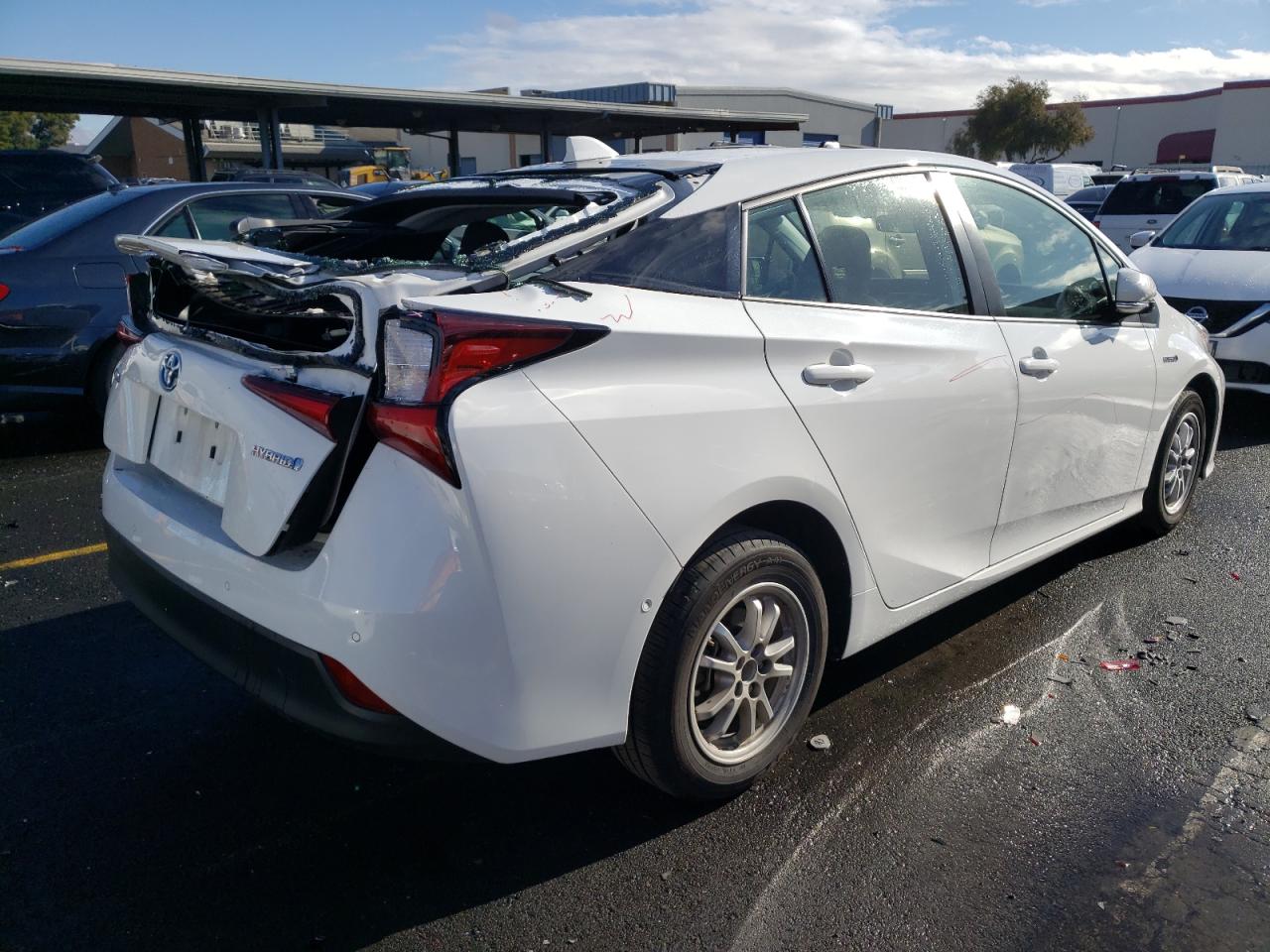 Image 3 of 2022 TOYOTA PRIUS NIGHT SHADE 2022 with VIN JTDKAMFU3N3178935