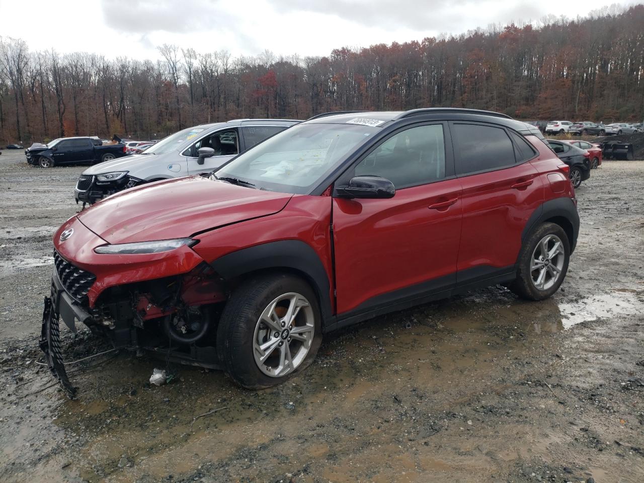 Image 1 of 2023 HYUNDAI KONA SEL 2023 with VIN KM8K62AB7PU952429