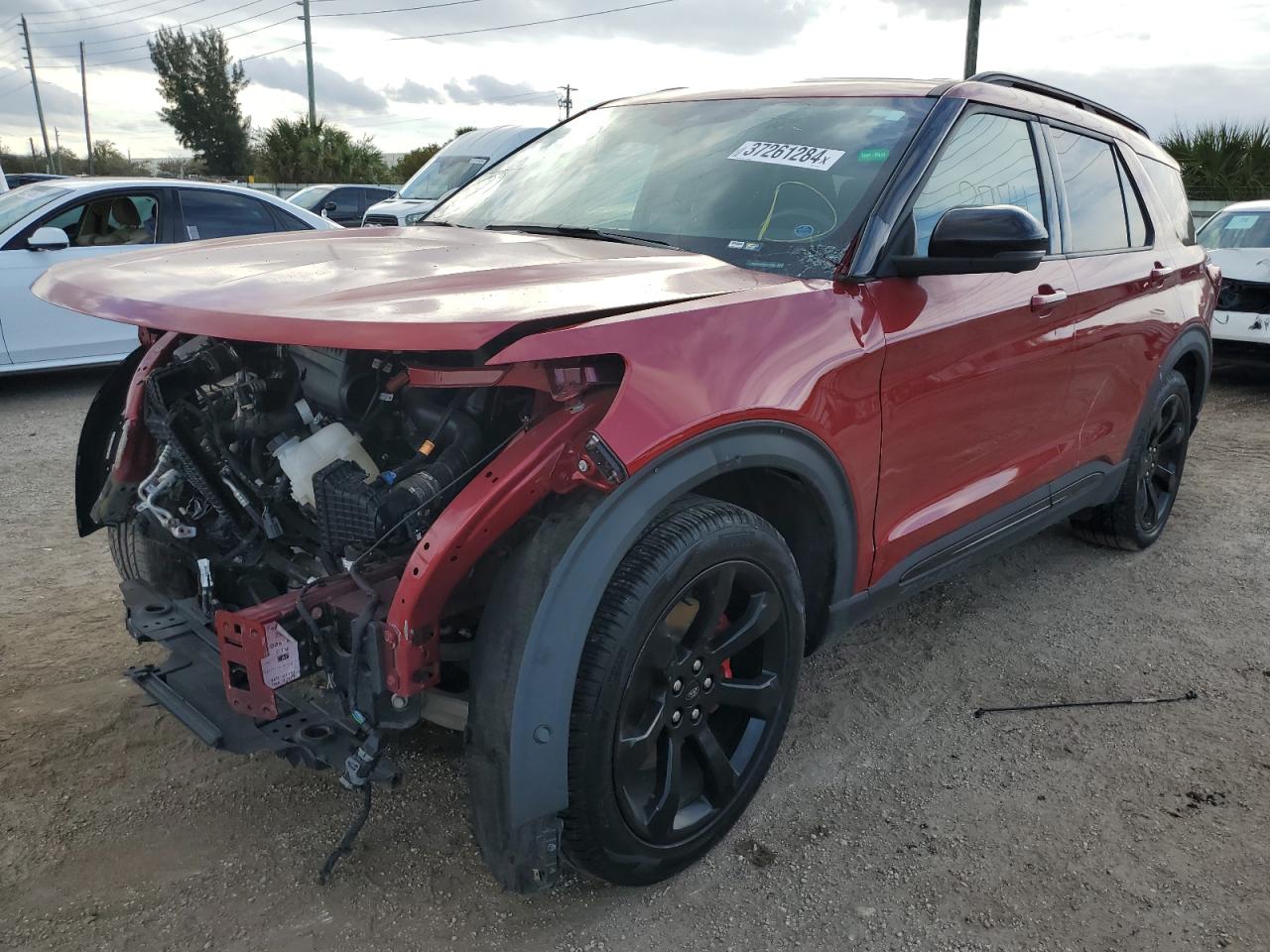 Image 1 of 2022 FORD EXPLORER ST 2022 with VIN 1FM5K7GC5NGA17508