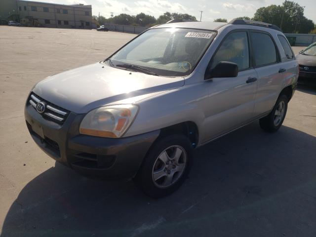 Image 2 of 2007 KIA SPORTAGE LX 2007 with VIN KNDJF724077424503