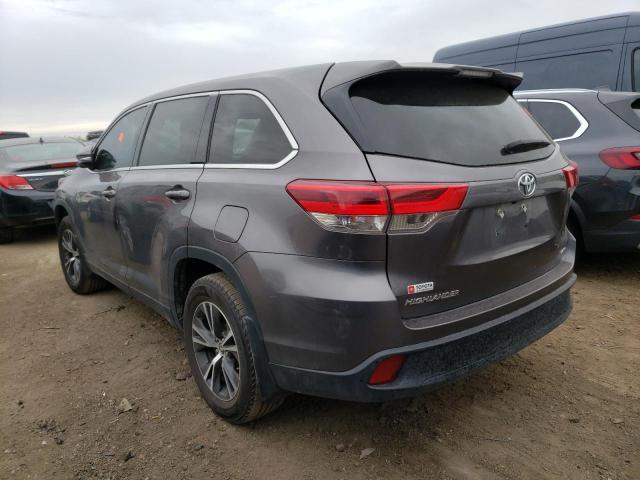 Image 2 of 2019 TOYOTA HIGHLANDER LE 2019 with VIN 5TDBZRFH8KS948985