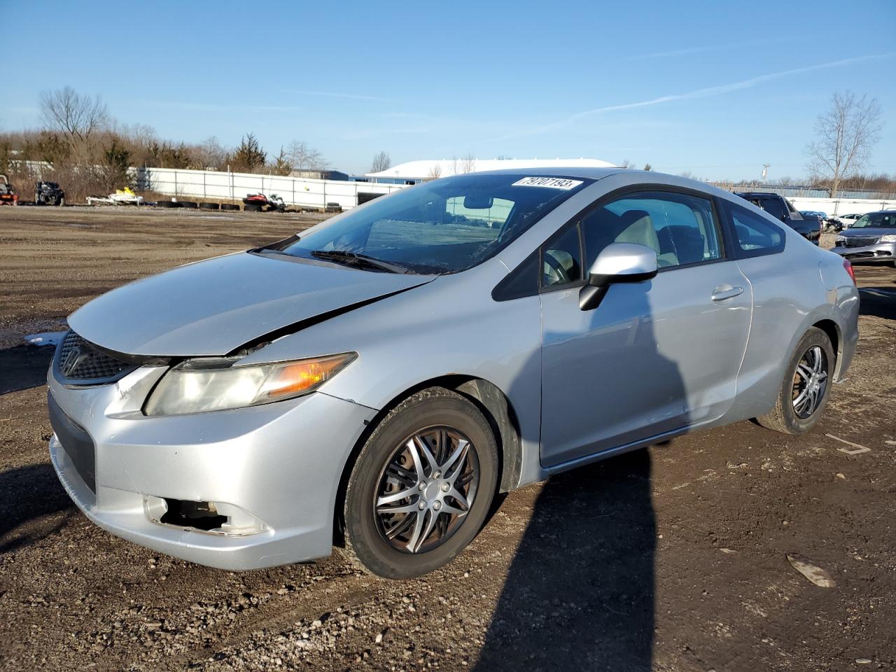 Image 1 of 2012 HONDA CIVIC LX 2012 with VIN 2HGFG3B54CH507680